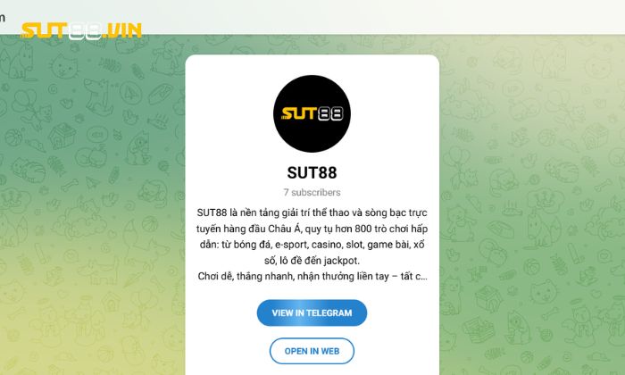 Liên hệ Sut88 qua ứng dụng tiện lợi, free